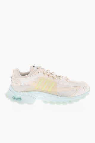 faux leather and fabric THESIA W sneakers