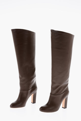 9.5cm almond toe KIKI leather Boots