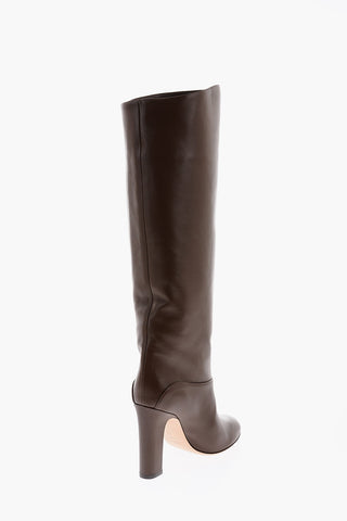 9.5cm almond toe KIKI leather Boots