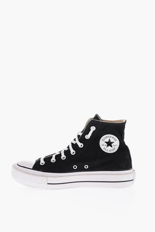 ALL STAR CHUCK TAYLOR fabric high-top sneakers with cotrasting sole