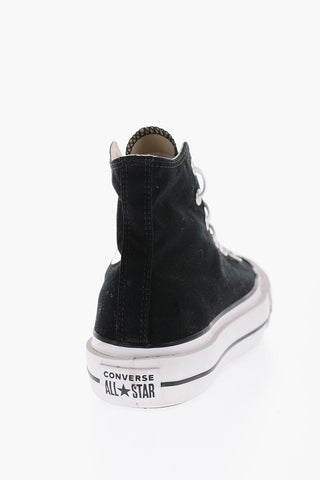 ALL STAR CHUCK TAYLOR fabric high-top sneakers with cotrasting sole