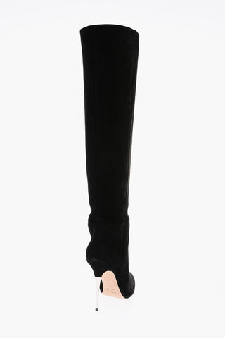 11cm suede Point Toe Stiletto Heel Boots