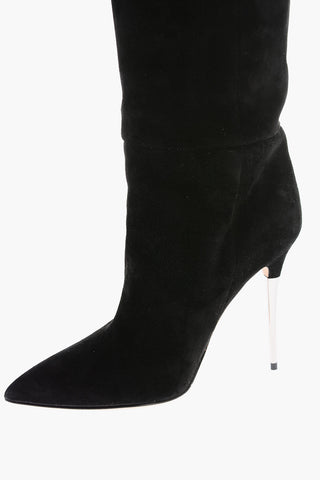 11cm suede Point Toe Stiletto Heel Boots