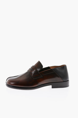 MM22 Mocassini TABI in pelle
