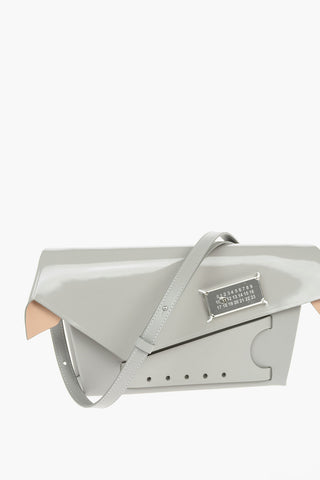 MM11 Borsa SNATCHED in Pelle Effetto Lucido