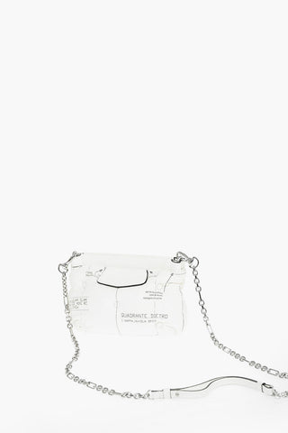 MM11 mini borsa a tracolla GLAM SLAM in pelle stampata