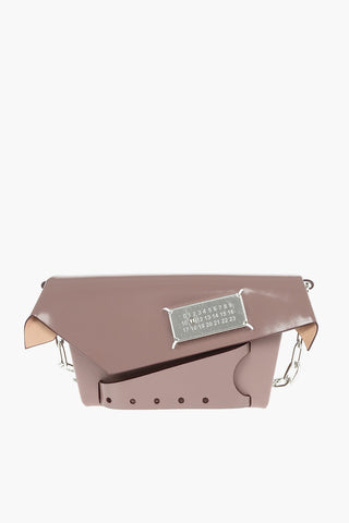 MM11 Mini Borsa SNATCHED in Pelle Effetto Lucido