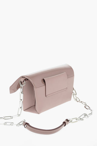 MM11 Mini Borsa SNATCHED in Pelle Effetto Lucido