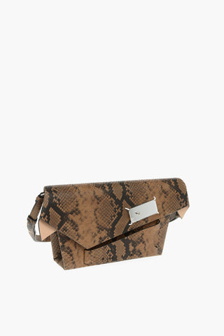 MM11 Python Effect Leather SNATCHED Bag