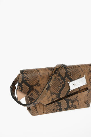 MM11 Python Effect Leather SNATCHED Bag