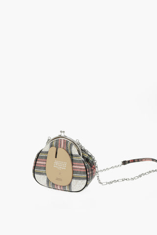MM11 mini borsa TABI a tracolla fantasia madras check
