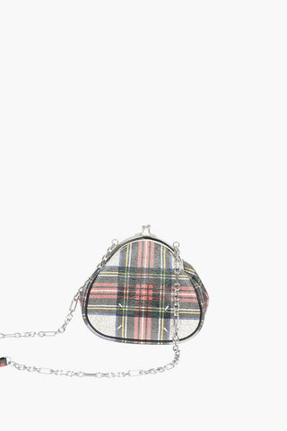 MM11 mini borsa TABI a tracolla fantasia madras check