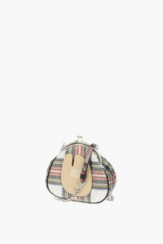MM11 mini borsa TABI a tracolla fantasia madras check