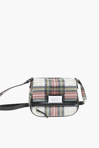 MM11 Leather Buffalo Checked Bag