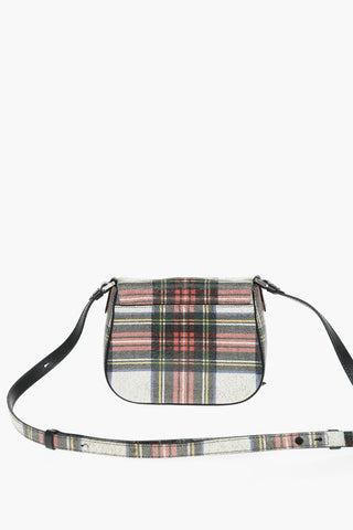 MM11 Leather Buffalo Checked Bag