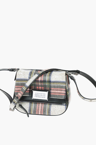 MM11 Leather Buffalo Checked Bag
