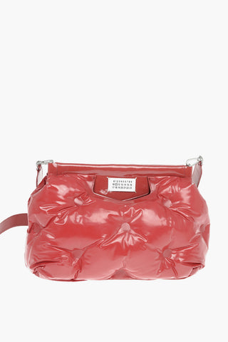 MM11 Patent Leather Glam Slam Bag with Removable Shoulder Strap