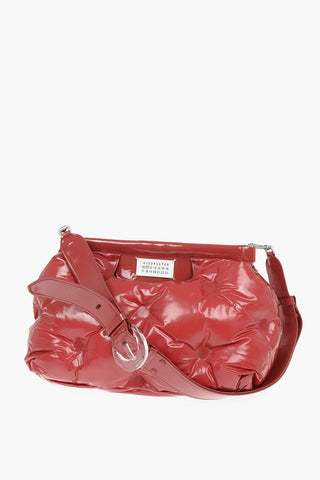 MM11 Patent Leather Glam Slam Bag with Removable Shoulder Strap