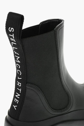 Stivaletti Chelsea TRACE in Similpelle con Logo in Lettering