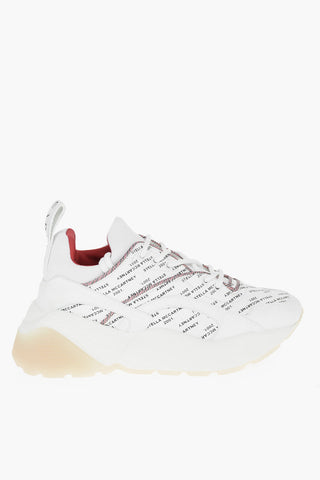 All-over Lettering Logo Printed ECLYPSE Sneakers with Chunky Sole