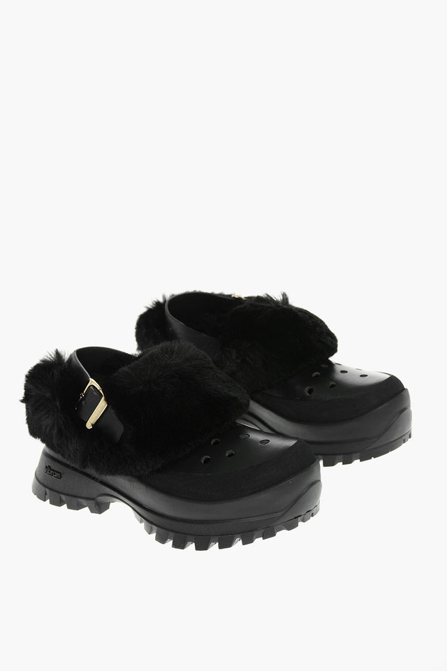Stella McCartney – Mules TRACE con Dettaglio in Ecopelliccia e ...