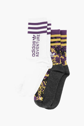 logo embroidered ADVENTURE 2 long socks set