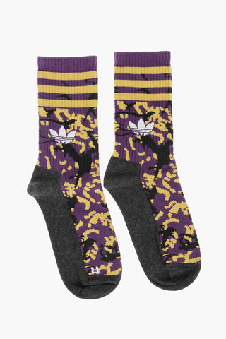 logo embroidered ADVENTURE 2 long socks set