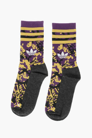 logo embroidered ADVENTURE 2 long socks set