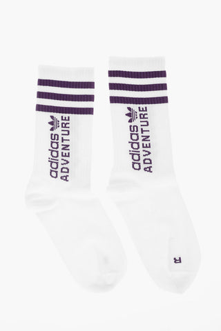 logo embroidered ADVENTURE 2 long socks set