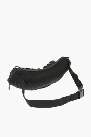 Maxi Marsupio a 2 Tasche con Logo in Rilievo