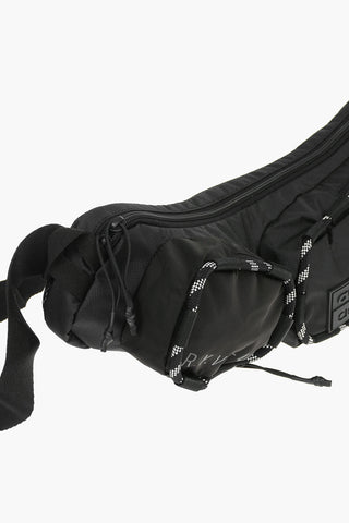 Maxi Marsupio a 2 Tasche con Logo in Rilievo