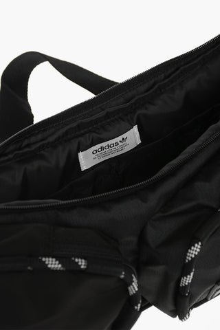 Maxi Marsupio a 2 Tasche con Logo in Rilievo