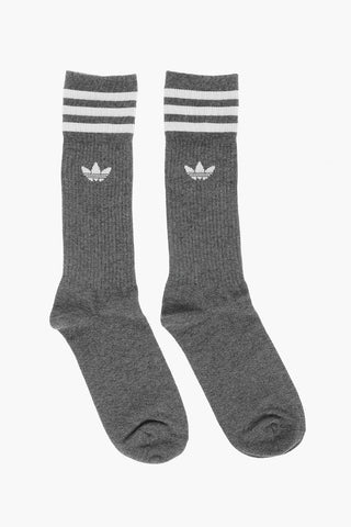 Solid Color Ribbed 3 Long Socks Set