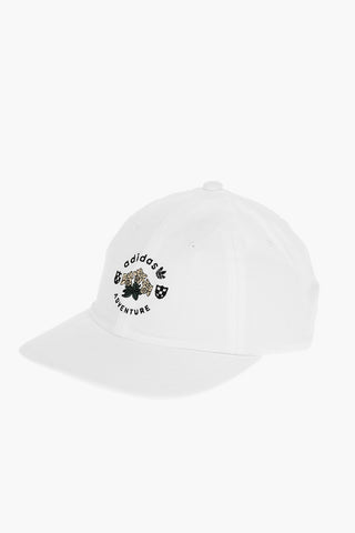 front embroidered ADVENTURE VINT cotton cap