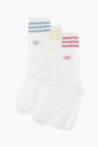 Solid Color 3 Long Socks Set