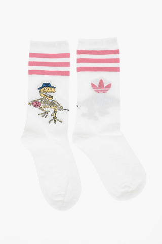 Embroidered FUN GRAPHIC 2 Long Sock Set