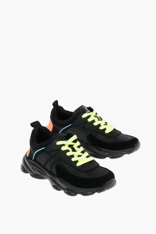 fabric S-SERENDIPITY LC YO sneakers with suede detail