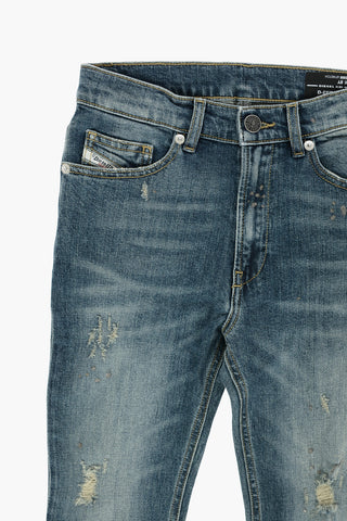 Tapered-Fit Jeans D-EETAR-J aus Stretch-Denim