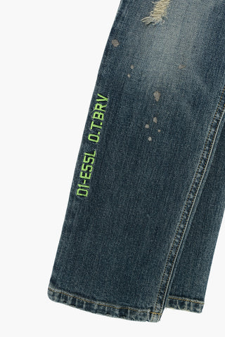 Tapered-Fit Jeans D-EETAR-J aus Stretch-Denim