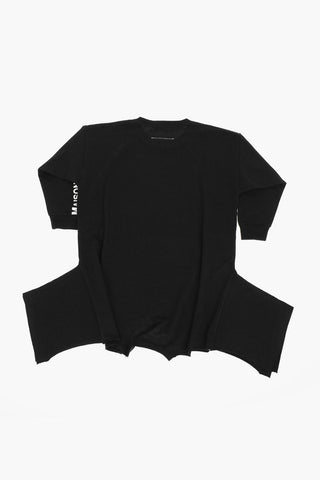 MM6 Vestito Tee Oversized con Logo A Contrasto