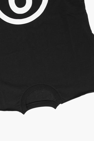 MM6 Vestito Tee Oversized con Logo A Contrasto