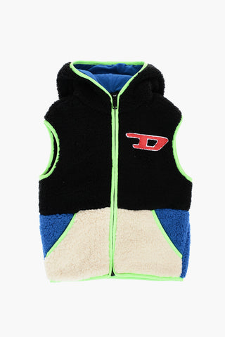 Fleece Sleeveless SACCY OVER Hoodie