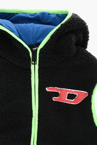 Fleece Sleeveless SACCY OVER Hoodie