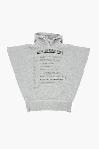 MM6 vestito hoodie stampato