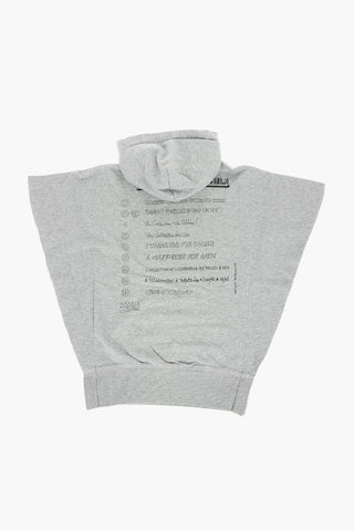 MM6 vestito hoodie stampato