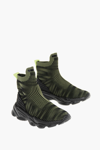 Two-Tone Sock S-SERENDIPITY PAD High-Top Sneakers