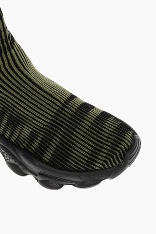 Two-Tone Sock S-SERENDIPITY PAD High-Top Sneakers