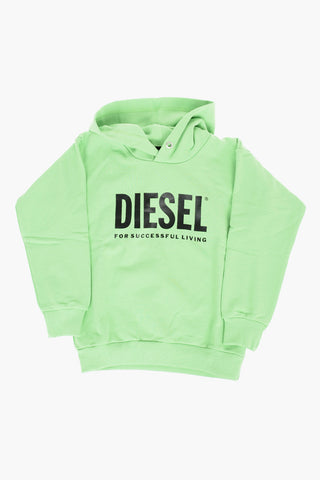 solid color SDIVISION-LOGOX OVER hoodie