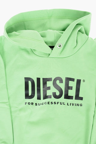 solid color SDIVISION-LOGOX OVER hoodie