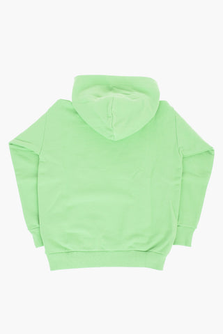 solid color SDIVISION-LOGOX OVER hoodie